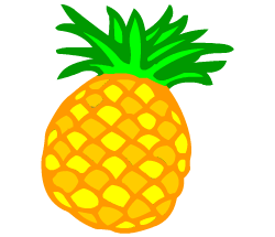 English words: pineapple