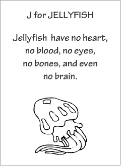 English printable resources: Jellyfish readers