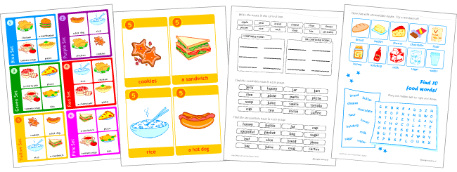 Grammar resource sets: countable and uncountable nouns