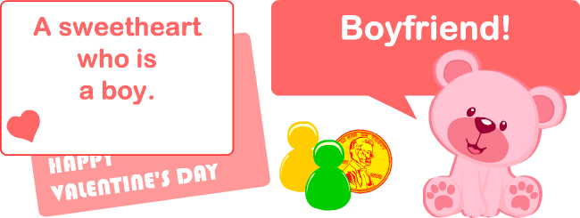English learning games: Valentine's Day