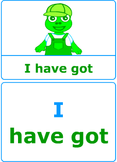 English verbs flashcards