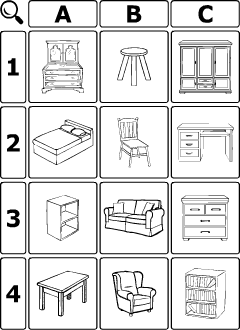 ESL printables: Furniture vocabulary
