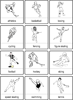 ESL printables: Sport vocabulary