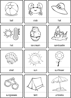 ESL printables: Summer vocabulary