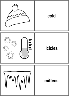 ESL printables: Winter vocabulary