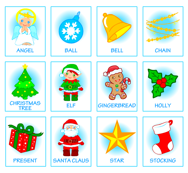 Resources to learn and teach English. Christmas