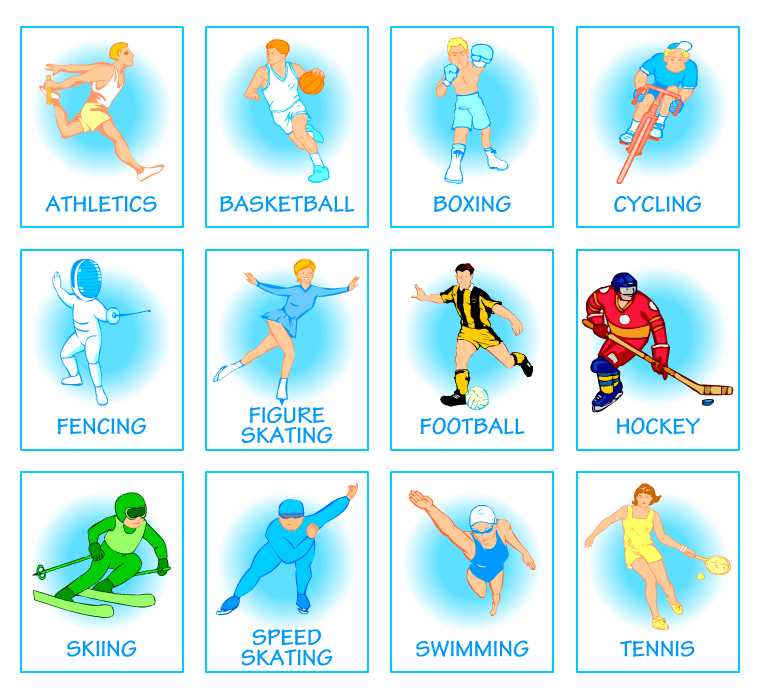 Picture dictionaries for kids. Sport