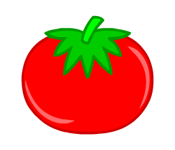 English words: tomato