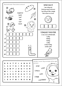 English resources: worksheets
