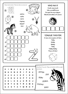Printable resources: abc worksheets