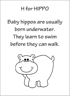 English printable resources: Hippo readers