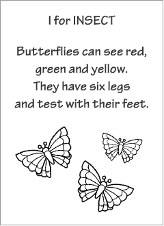 English printable resources: Insect readers