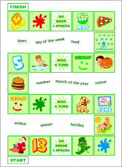 Classroom games for learning English