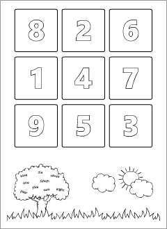 Classroom games: English numbers
