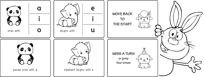 English grammar quiz games: alphabet