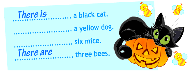 Grammar worksheets: there is, there are