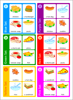 Grammar games for learning English nouns