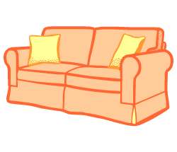 English words: sofa