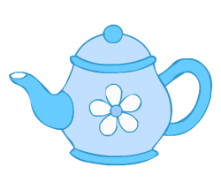 English words: teapot