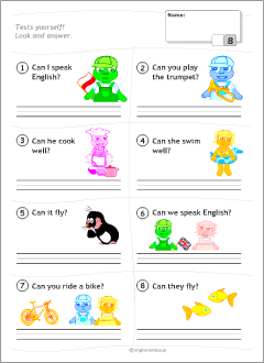 English verbs resources