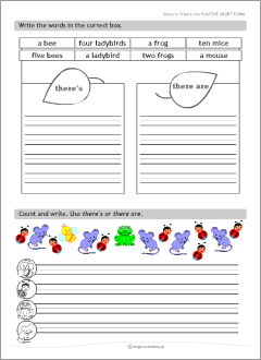 English verbs: worksheets for kids