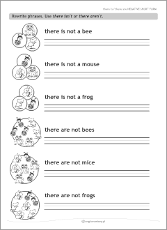 Worksheets for teaching English verbs