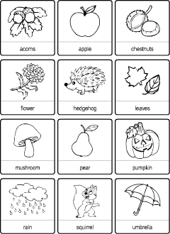 ESL printables: Autumn vocabulary