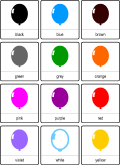 ESL printables: Colours vocabulary