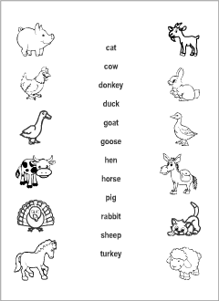 ESL tests: Domestic Animals vocabulary