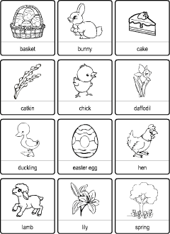 ESL worksheets: Easter vocabulary