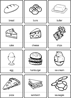 ESL printables: Food vocabulary