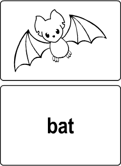 ESL flashcards: Halloween Animals vocabulary
