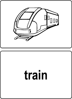 English flashcards: Transport vocabulary