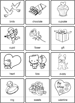 ESL worksheets: Valentine's Day vocabulary