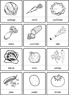 ESL printables: Vegetables vocabulary