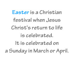 English vocabulary: Easter