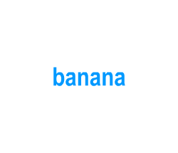 Flashcards: banana