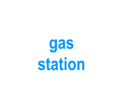 Flashcards: gas station