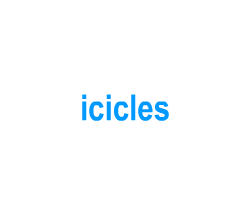Flashcards: icicles