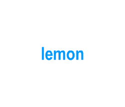 Flashcards: lemon