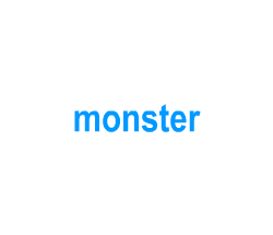 Flashcards: monster