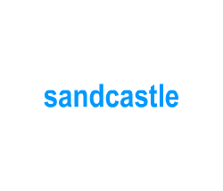Flashcards: sandcastle