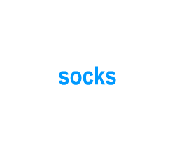 Flashcards: socks