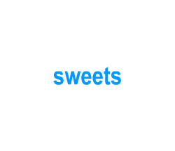 Flashcards: sweets