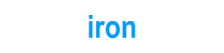 Picture dictionary for kids: iron