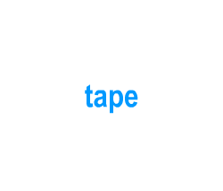 Flashcards: tape