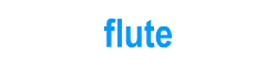 Picture dictionary for kids: flute
